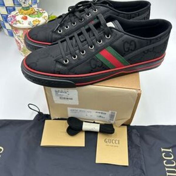 Men's Gucci off the grid sneakers size 12 made in Italy - Picture 7 of 11